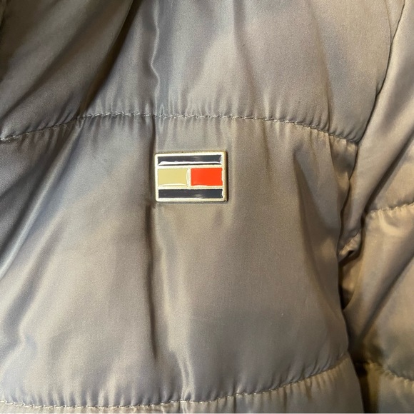 Tommy Hilfiger Gray Ruffle Winter Coat Girls Size 5/6 - Picture 5 of 16